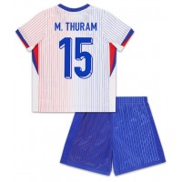 France Marcus Thuram #15 Replica Away Minikit Euro 2024 Short Sleeve (+ pants)